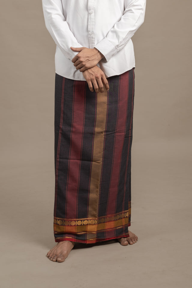 Vaayu Grey Classic (Rudra)-Veshti