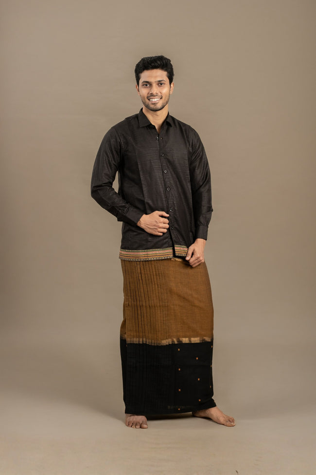 RETRO BLACK SHIRT X CITY LIGHTS 2 VESHTI