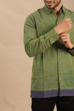 Heritage Green Silk Blend Shirt