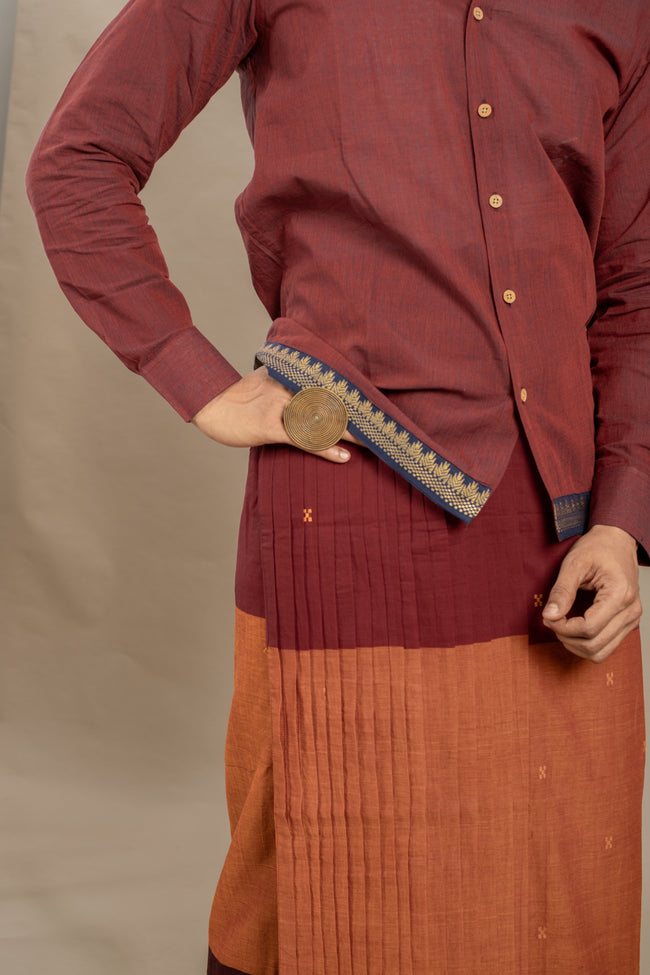 CASINO RED SHIRT X KUNKUM VESHT