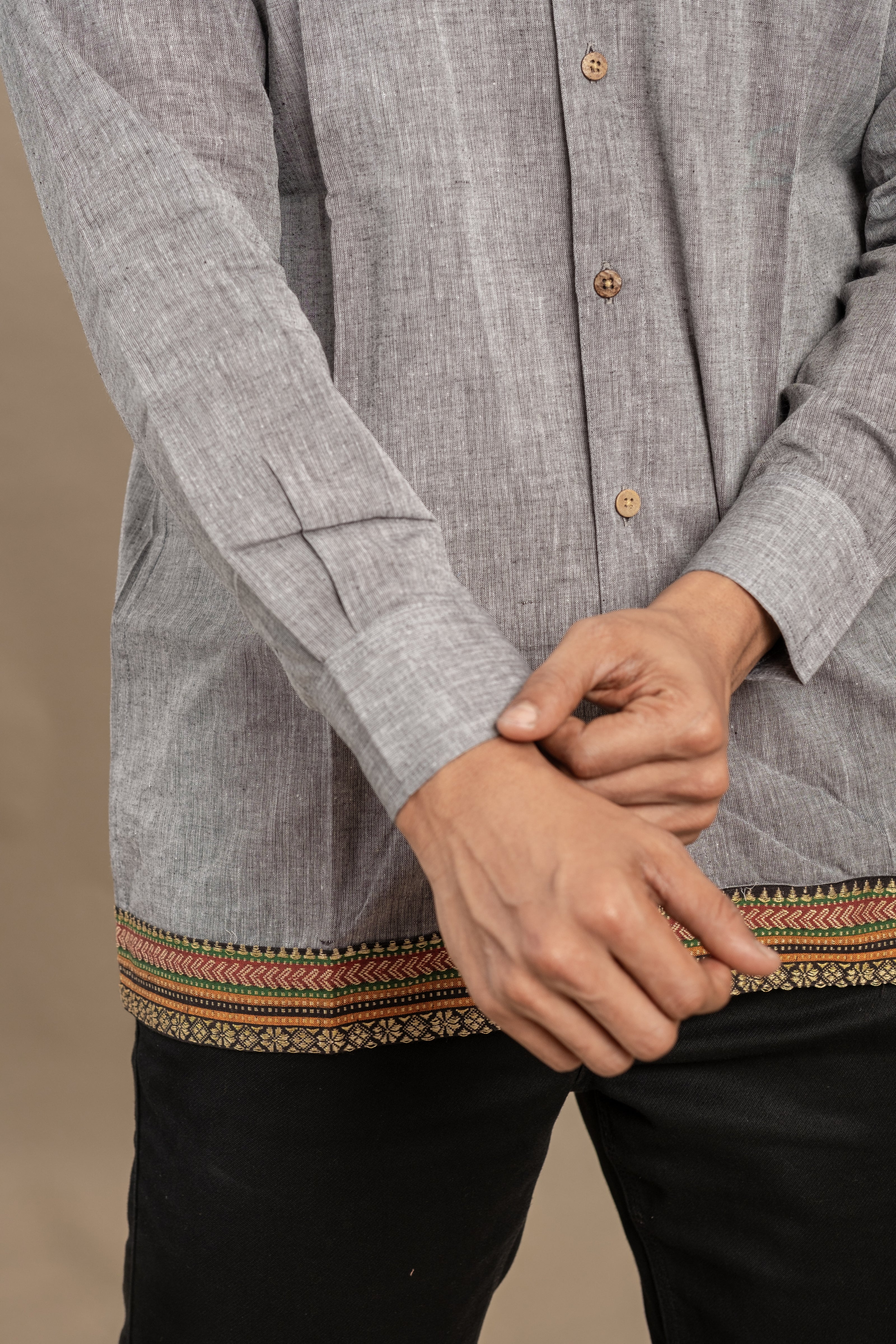 RETRO GREY Satta - Premium Shirts