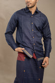 CASINO BLUE SHIRT X CITY LIGHTS 1 VESHTI