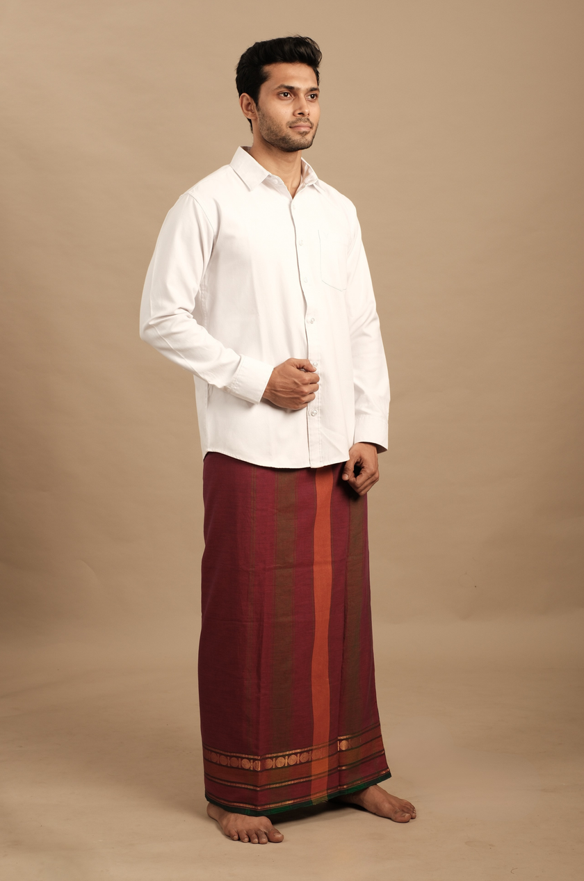 Maroon Gold Vesti | Classic