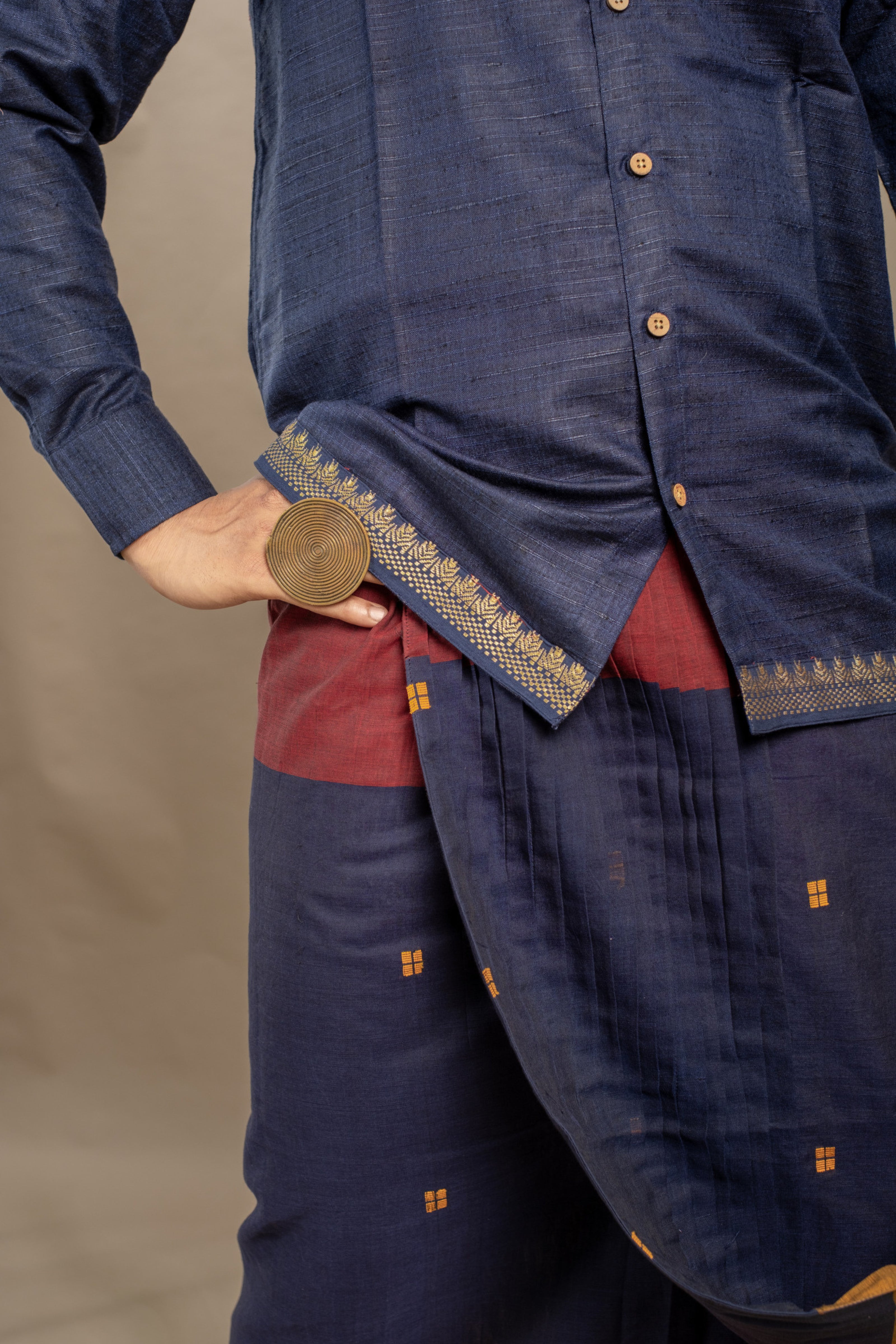 CASINO BLUE SHIRT X CITY LIGHTS 1 VESHTI