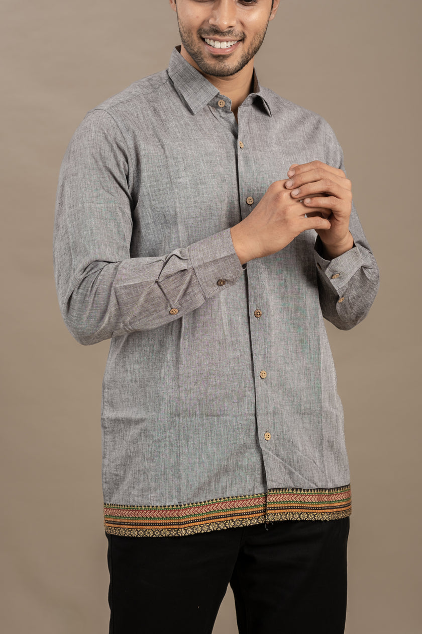 RETRO GREY Satta - Premium Shirts