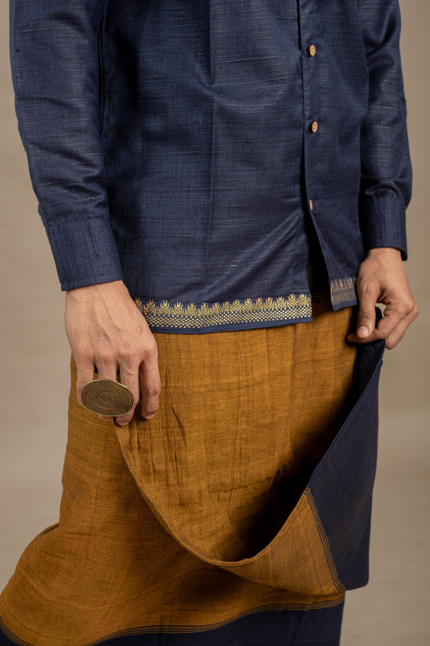 CASINO BLUE SHIRT X MAYIL VESHTI