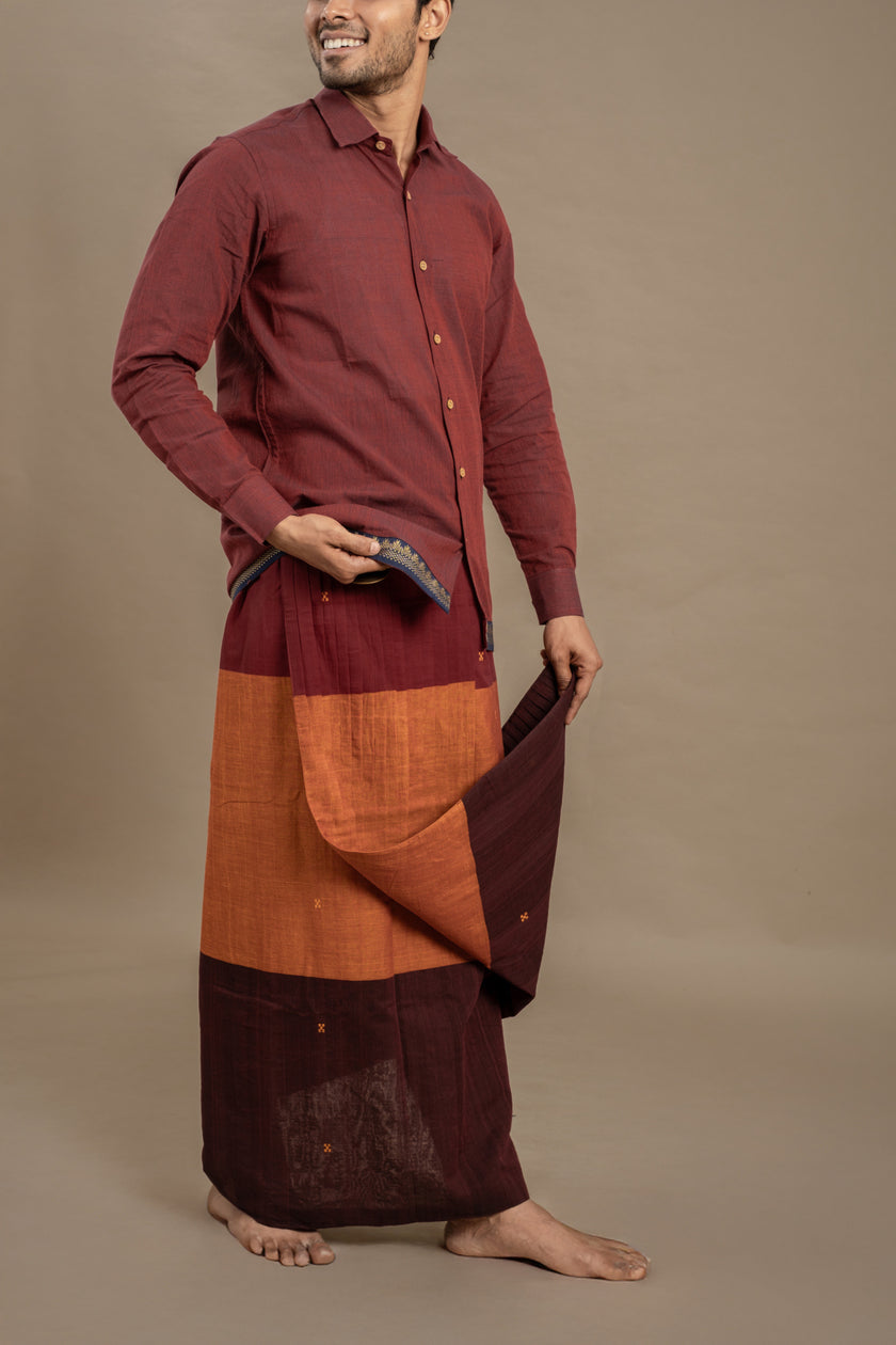 CASINO RED SHIRT X KUNKUM VESHT