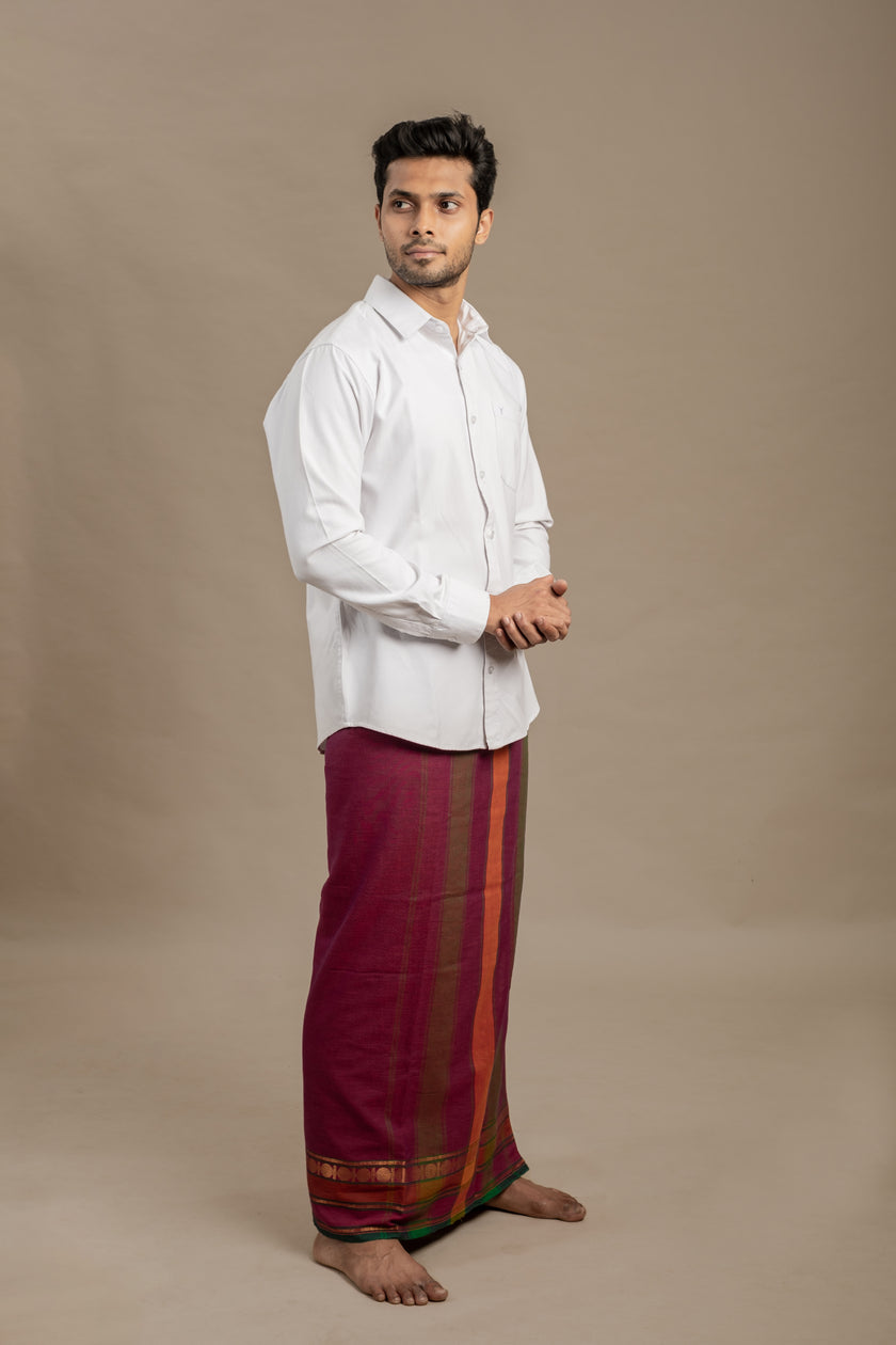 Vaayu Pink Classic (Rudra)-Veshti
