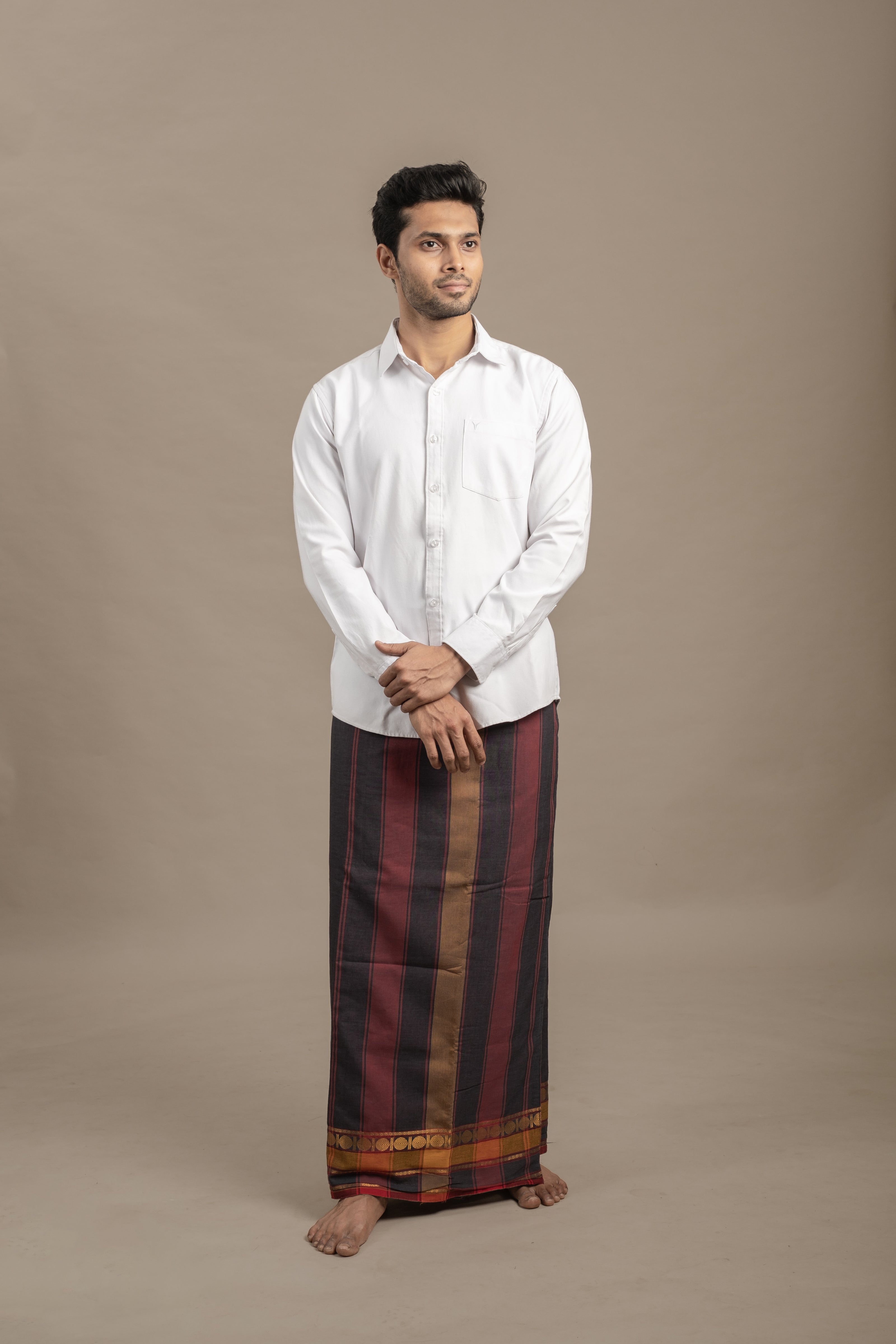 Vaayu Grey Classic (Rudra)-Veshti
