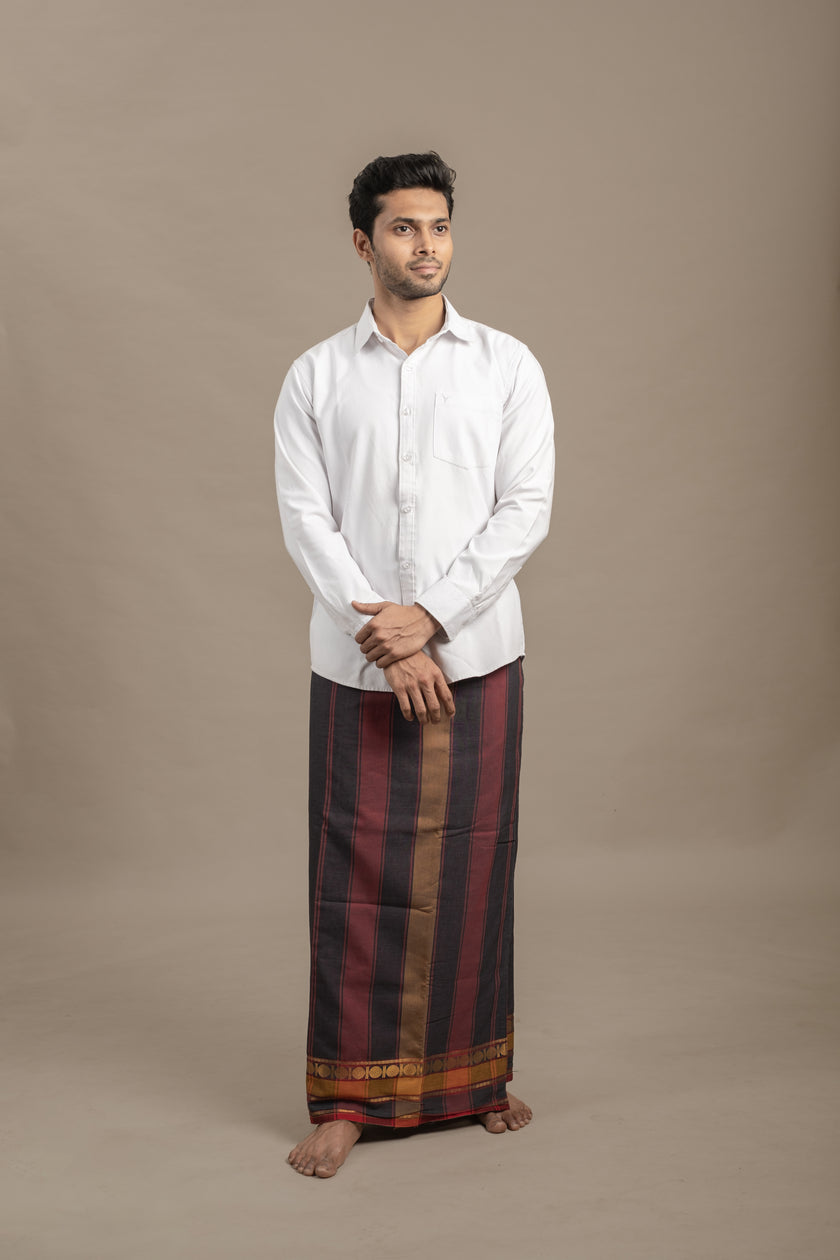 Vaayu Grey Classic (Rudra)-Veshti
