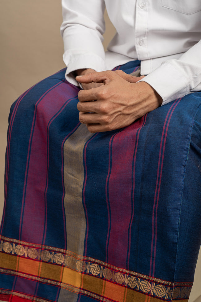 Neer Blue Classic (Rudra)-Veshti