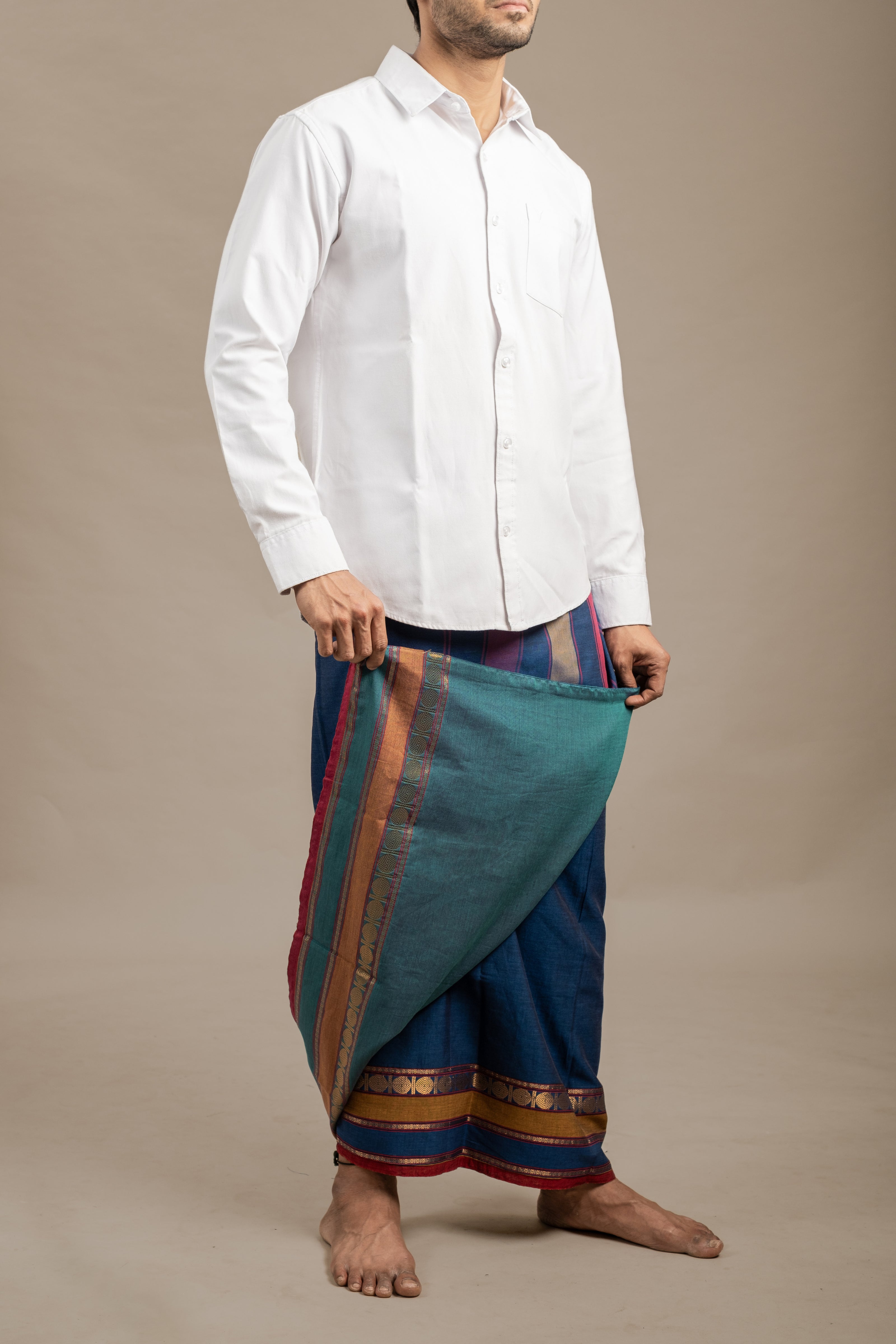 Neer Blue Classic (Rudra)-Veshti