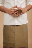 Classic Andhi Neram Veshti – Grey