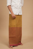 Classic Andhi Neram Veshti – Khaki
