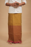 Classic Andhi Neram Veshti – Khaki