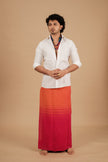 Classic Andhi Neram Veshti – Pink