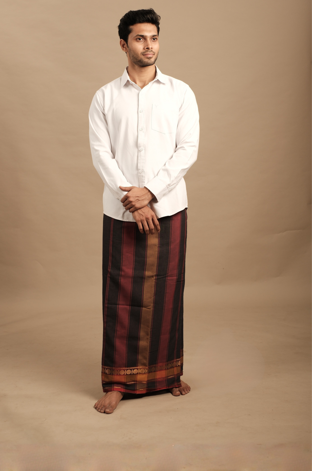 Maroon Gold Vesti | Classic