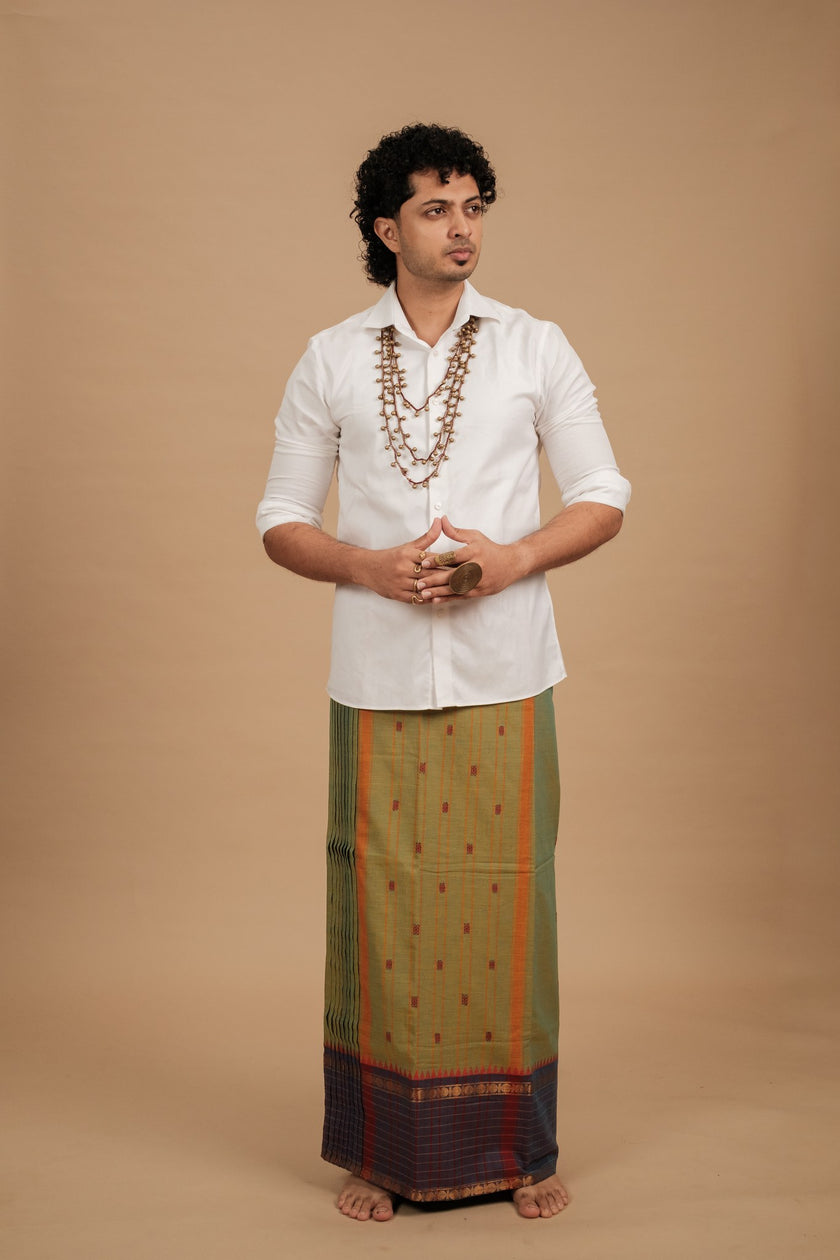 One of a Kind Veshti – Cardamom