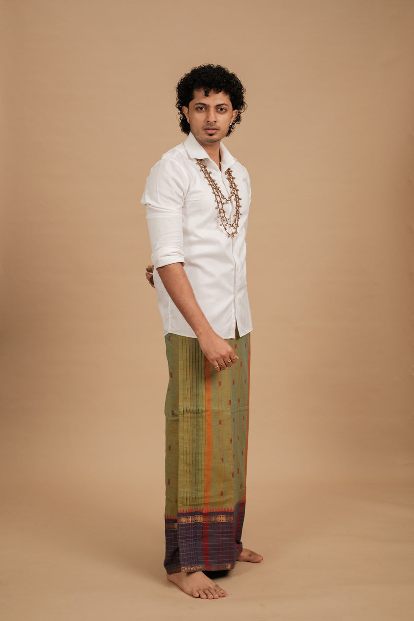 One of a Kind Veshti – Cardamom