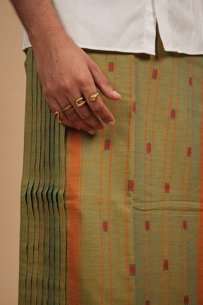 One of a Kind Veshti – Cardamom