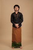 One of a Kind Veshti – Henna