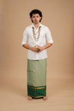 One of a Kind Veshti – Sage Green