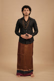 One of a Kind Veshti – Peetal