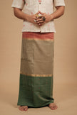Mupbagam Veshti – Summer Peach