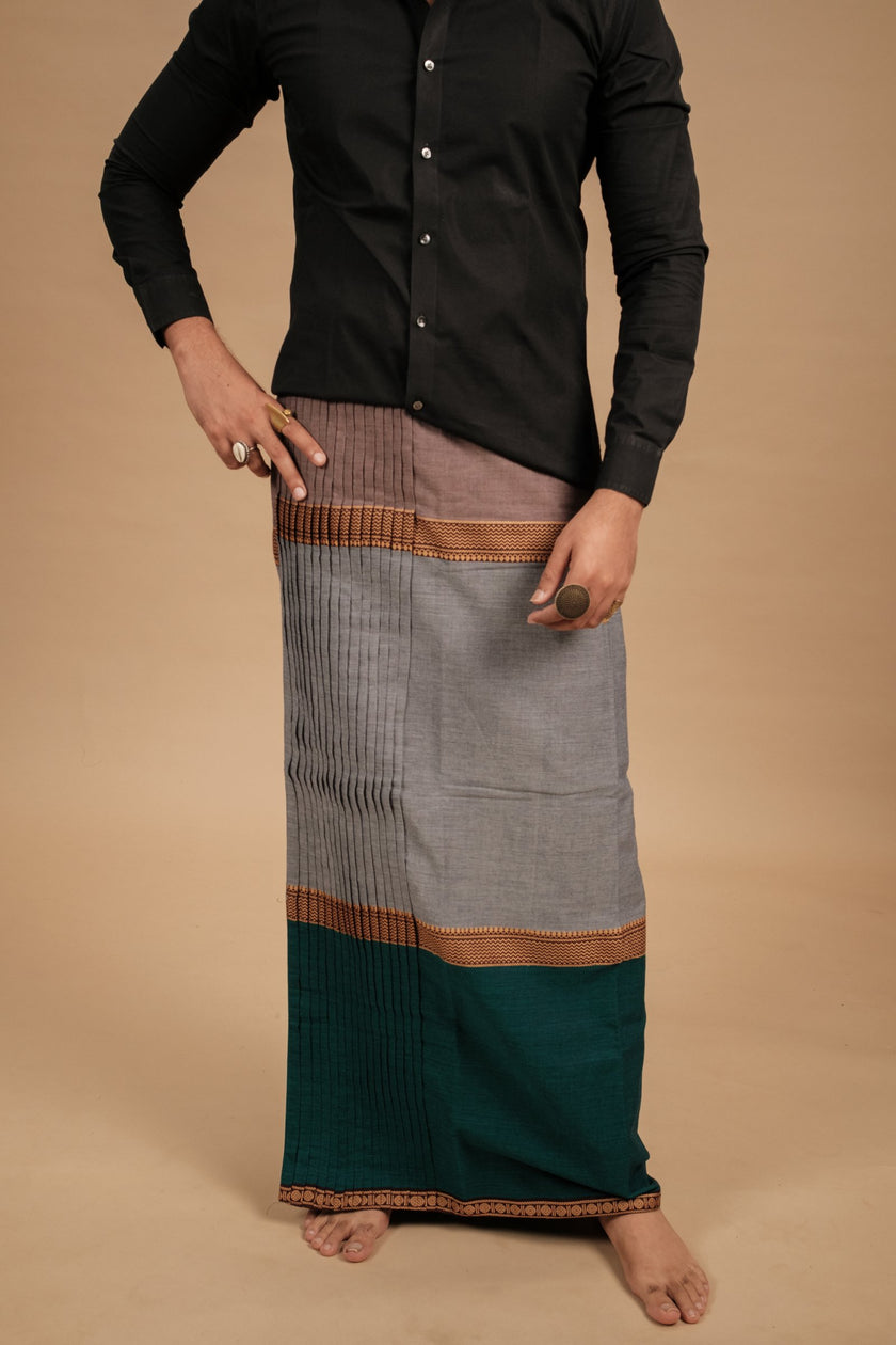 Mupbagam Veshti – Jacquard Mauve