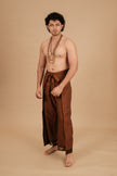 Kanchi Wrap Pants – Brown