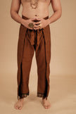 Kanchi Wrap Pants – Brown
