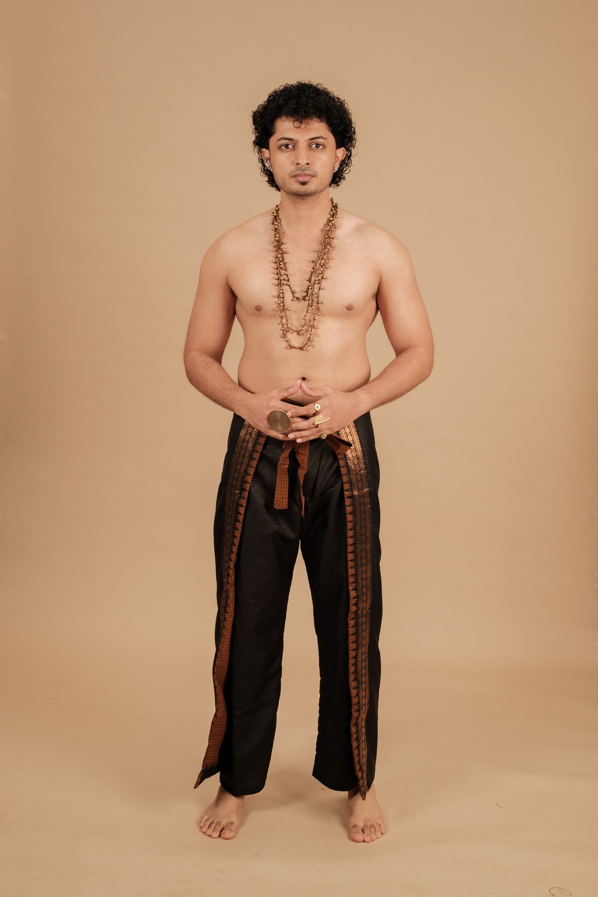 Kanchi Wrap Pants – Brown