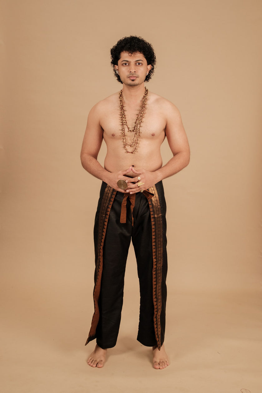 Kanchi Wrap Pants – Brown