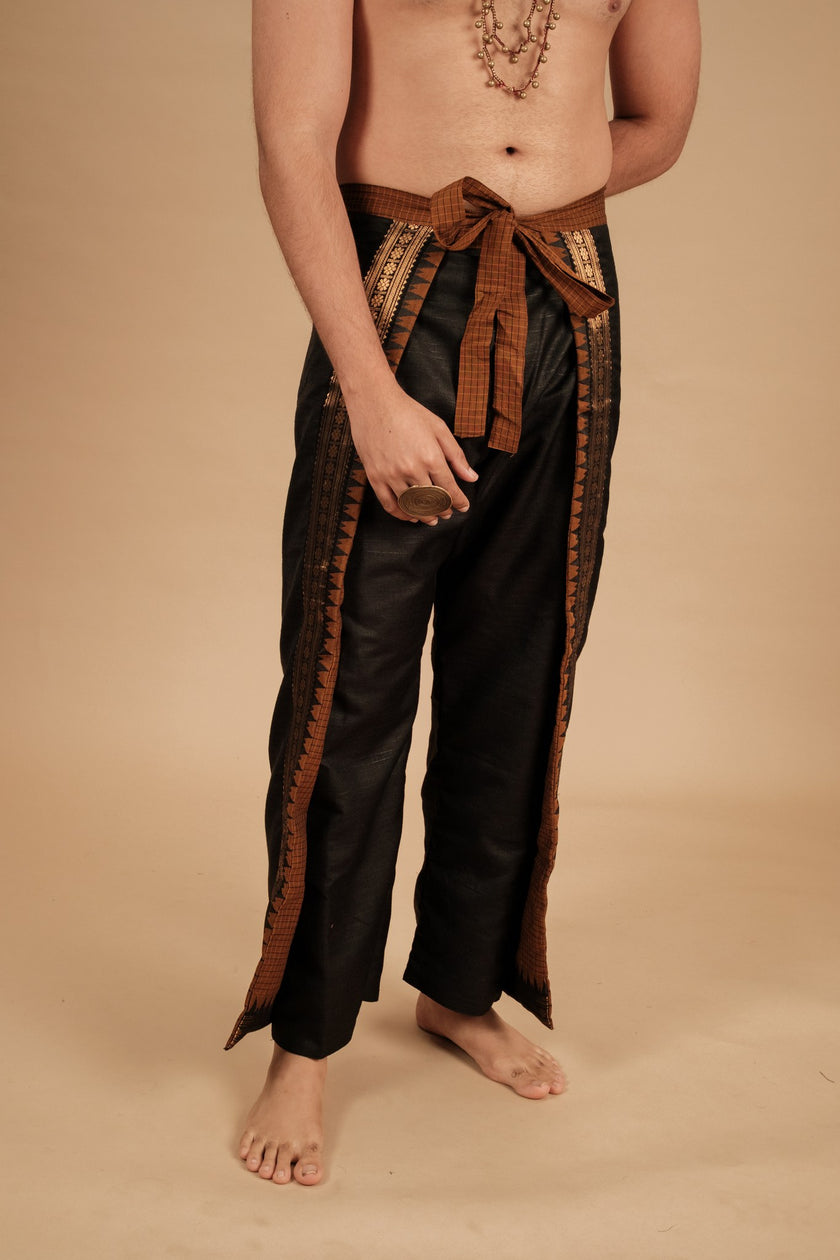 Kanchi Wrap Pants – Brown