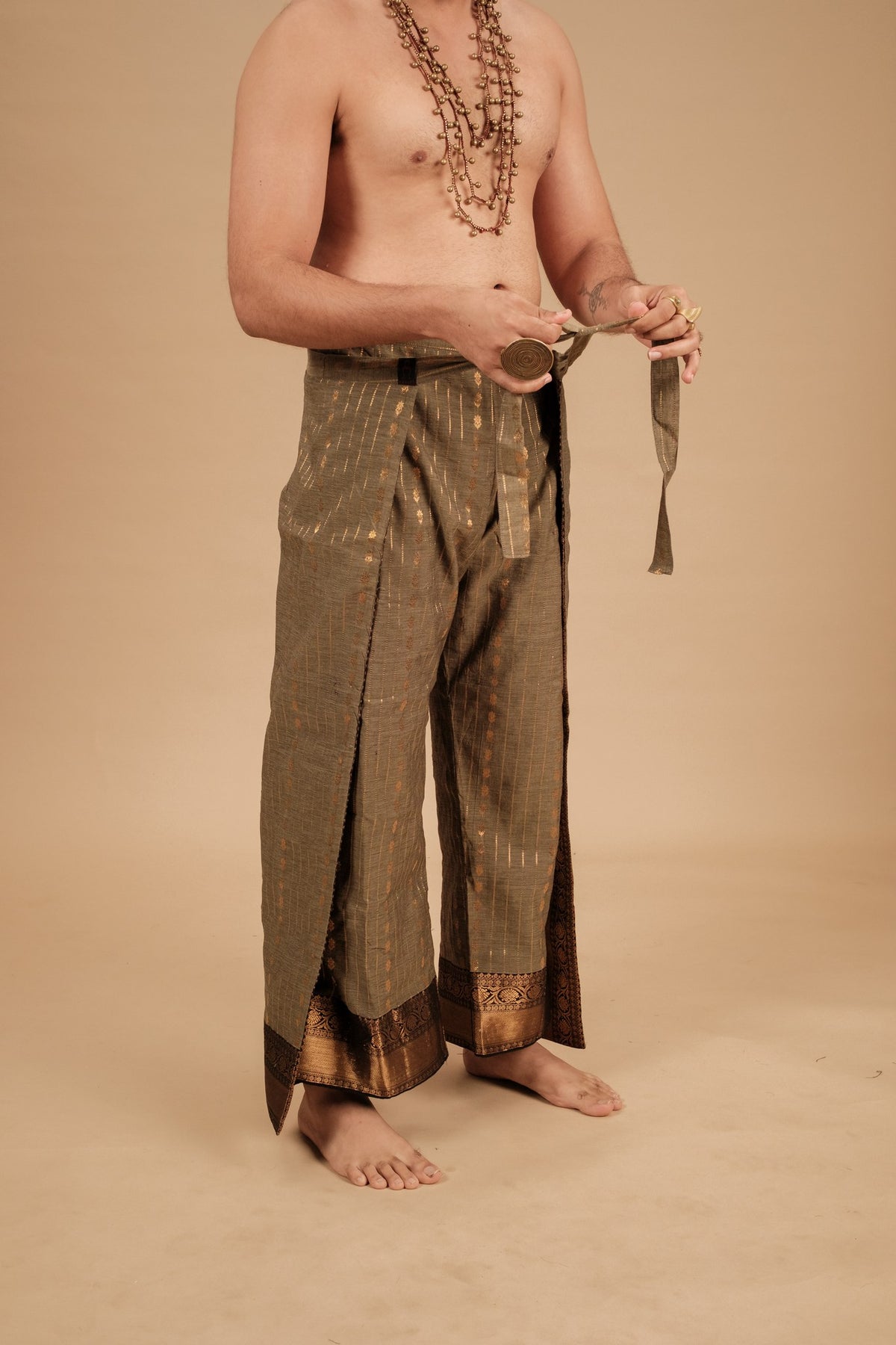 Kanchi Wrap Pants – Grey