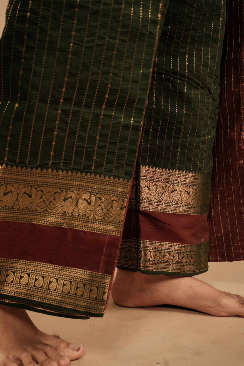 Kanchi Wrap Pants – Green