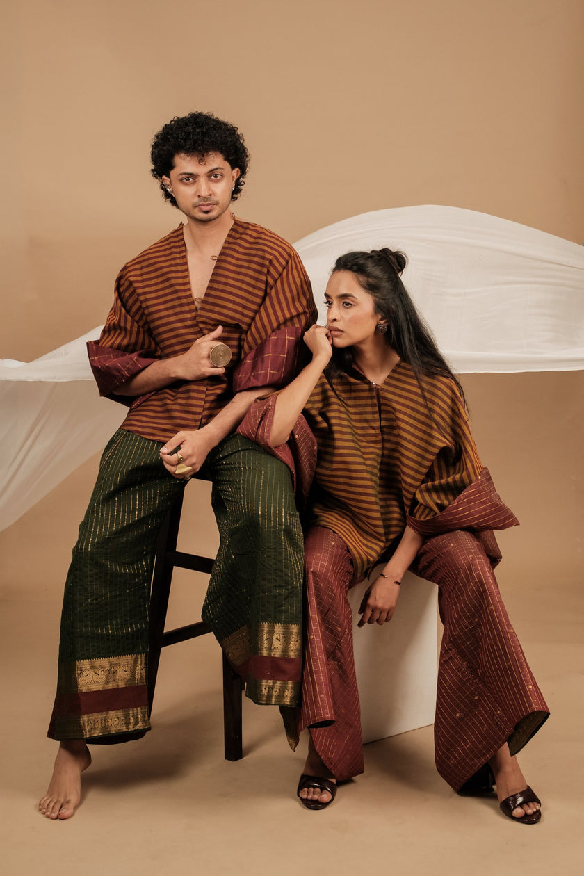 Kanchi Wrap Pants – Green