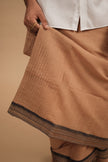 Classic Vaanam Veshti – Cream