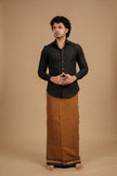Classic Vaanam Veshti – Gold Zari